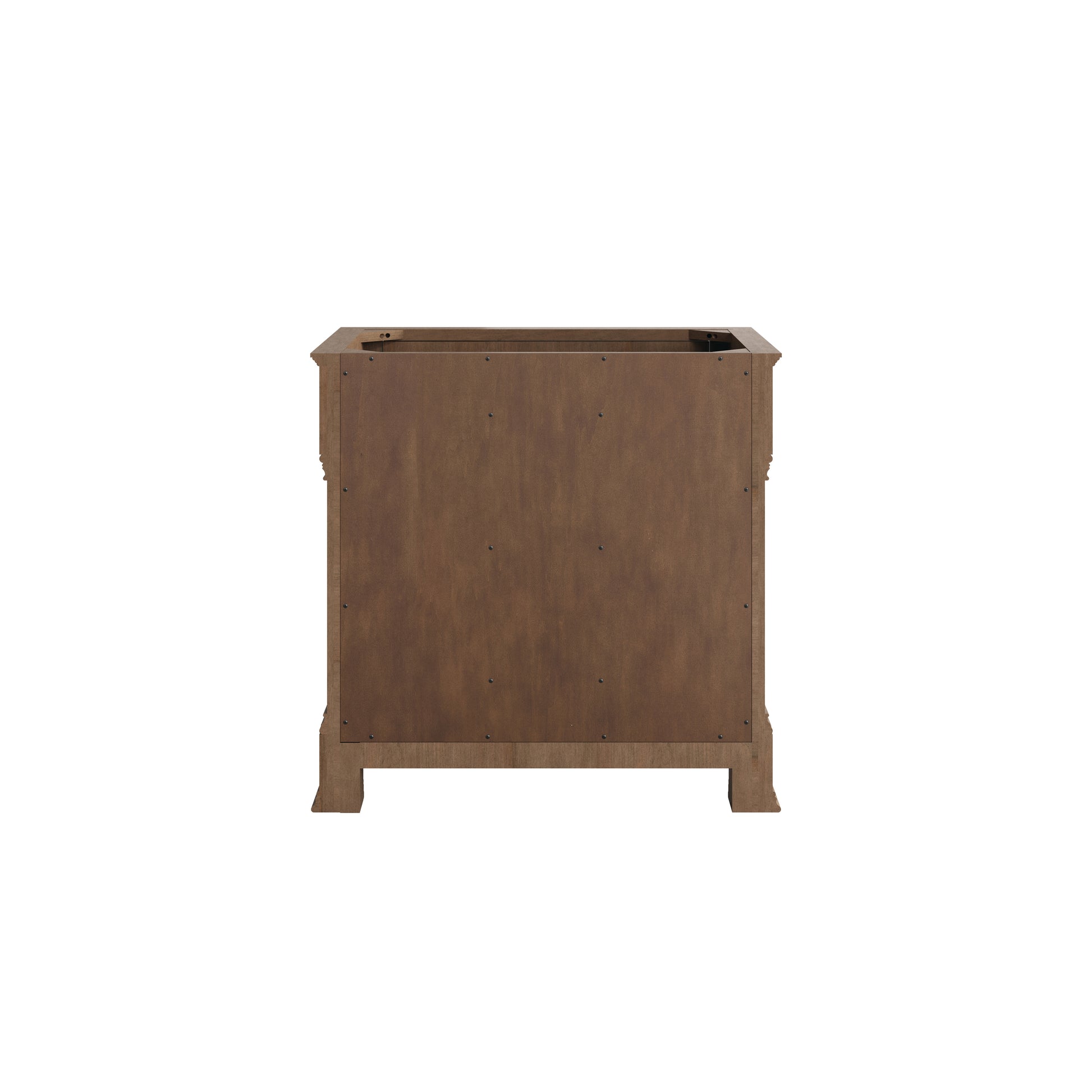 Renovate for Less Atlanta Brookfield 36" Single Vanity, Pecan, w/ 3 CM Phantome Eclos Top