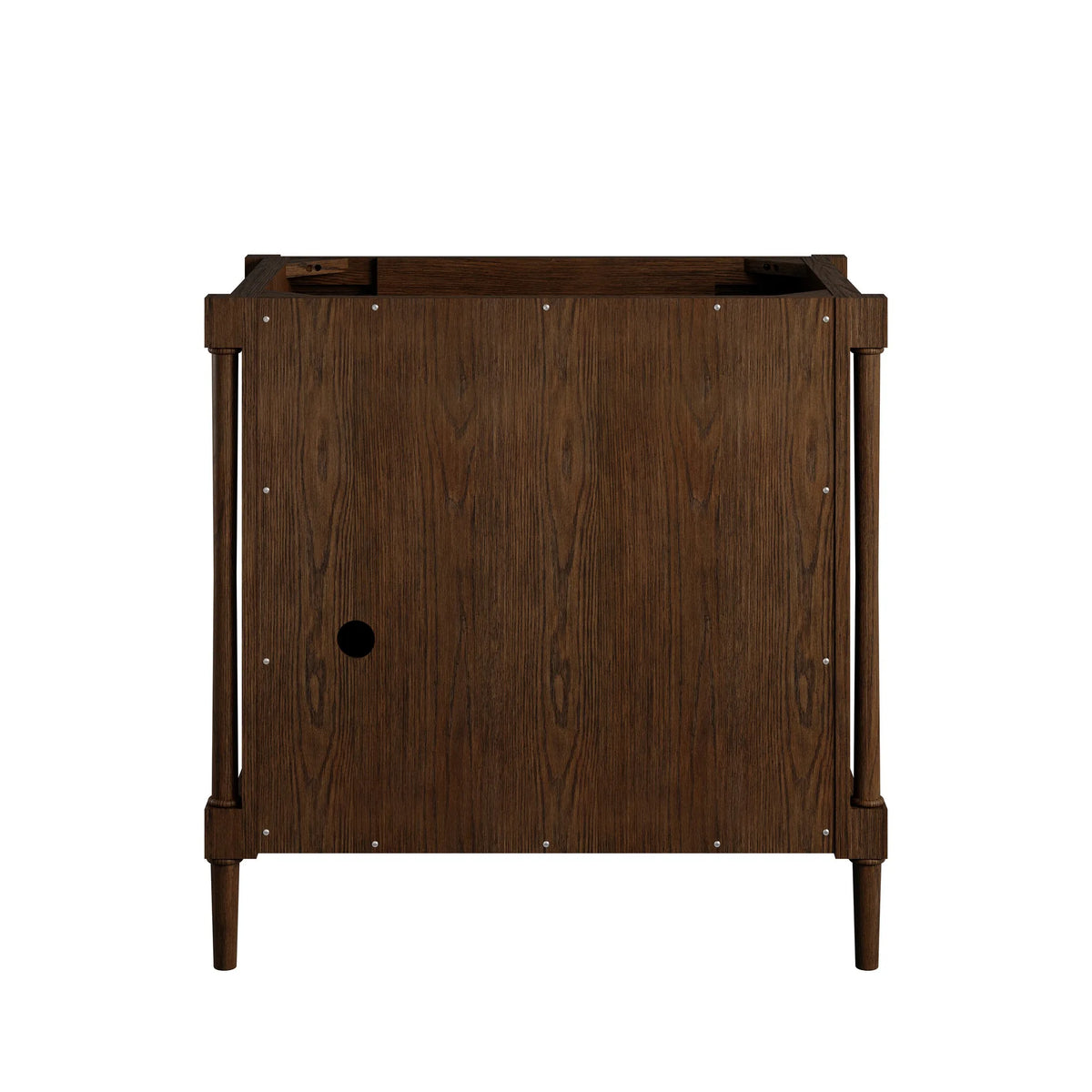 Kinnsden 36" Single Vanity, Sable Oak w/ 3 CM White Zeus Silestone Top