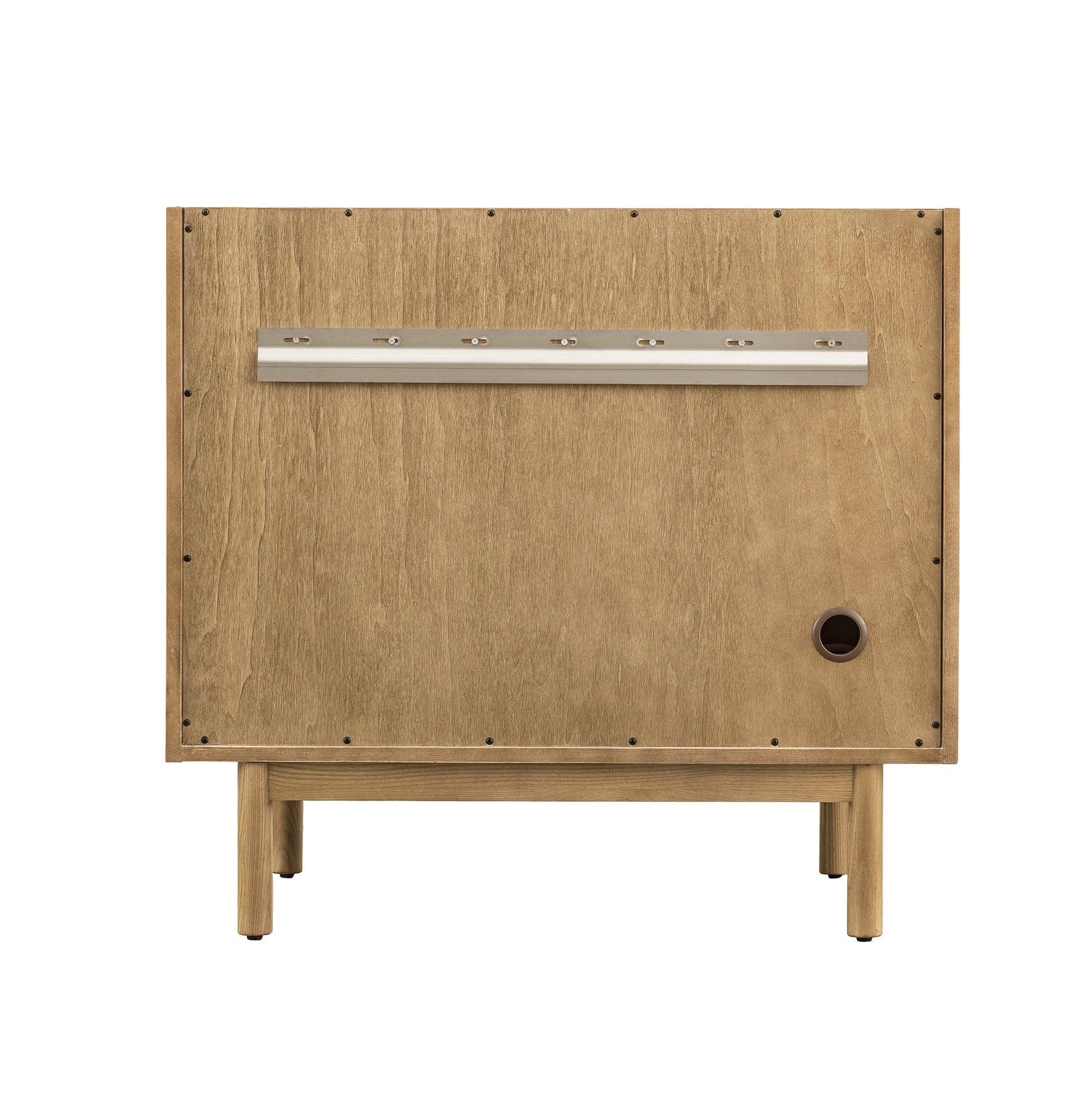 Renovate for Less Atlanta Laurent 36" Single Vanity, Light Natural Oak w/ 3 CM Charcoal Soapstone Top