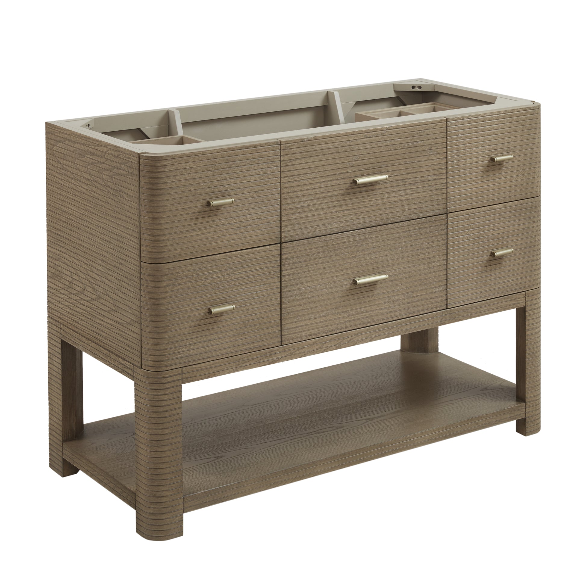 Renovate for Less Atlanta Lucian 48" Single Vanity, Pebble Oak