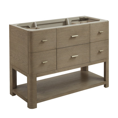 Renovate for Less Atlanta Lucian 48" Single Vanity, Pebble Oak