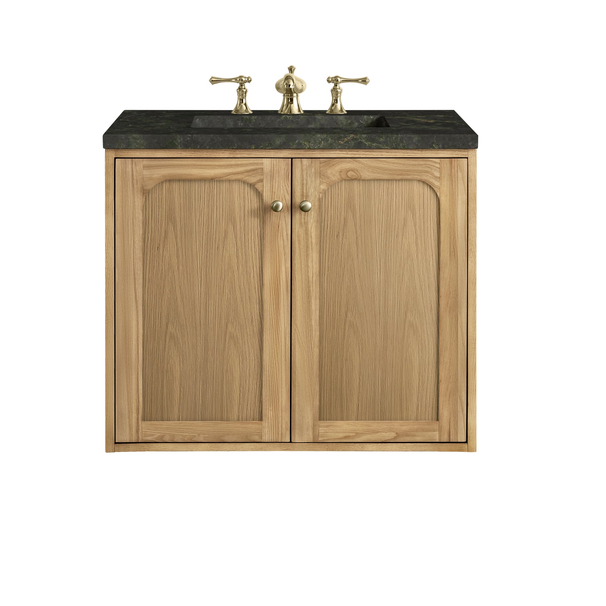 Renovate for Less Atlanta Laurent 30" Single Vanity, Light Natural Oak, w/ 3 CM Phantome Eclos Top