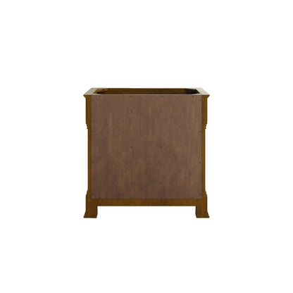 Renovate for Less Atlanta Brookfield 36" Single Vanity, Honey Oak w/ 3 CM Lime Delight Silestone Top