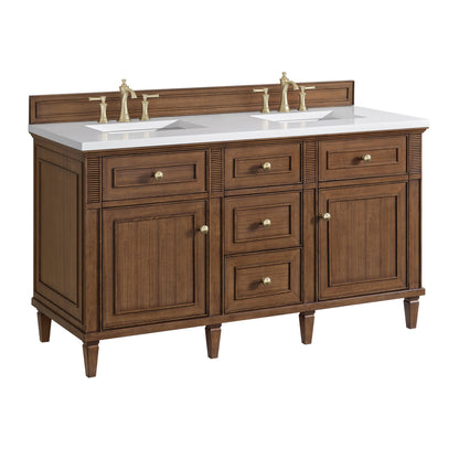 Renovate for Less Atlanta Lorelai 60" Double Vanity, Mid-Century Walnut