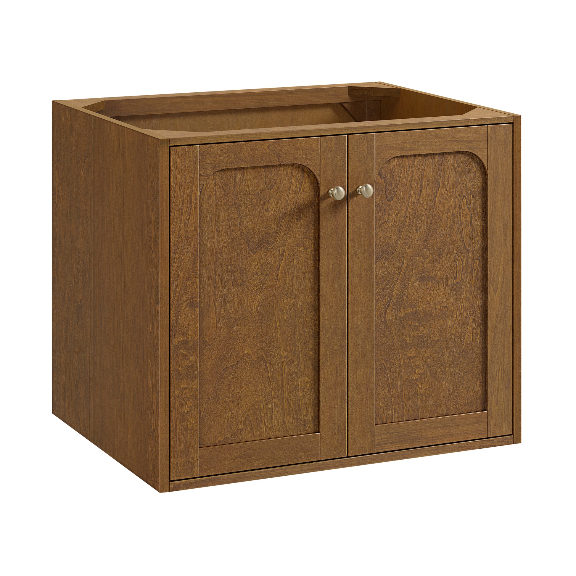 Renovate for Less Atlanta Laurent 30" Single Vanity, Honey Oak w/ 3 CM Siberian Silestone Top