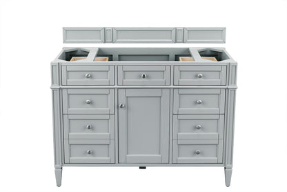 Renovate for Less Atlanta Brittany 48" Single Vanity, Urban Gray w/ 3 CM Ethereal Noctis Silestone Top