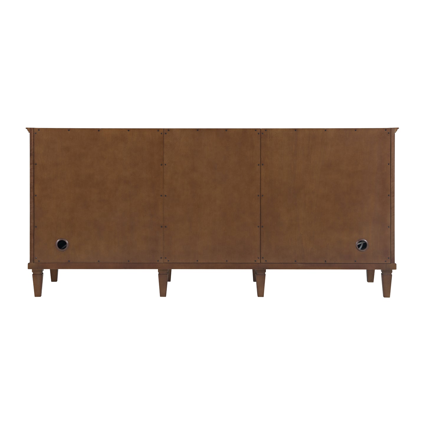 Renovate for Less Atlanta Lorelai 72"Double Vanity, Mid-Century Walnut w/ 3 CM Ethereal Noctis Silestone Top