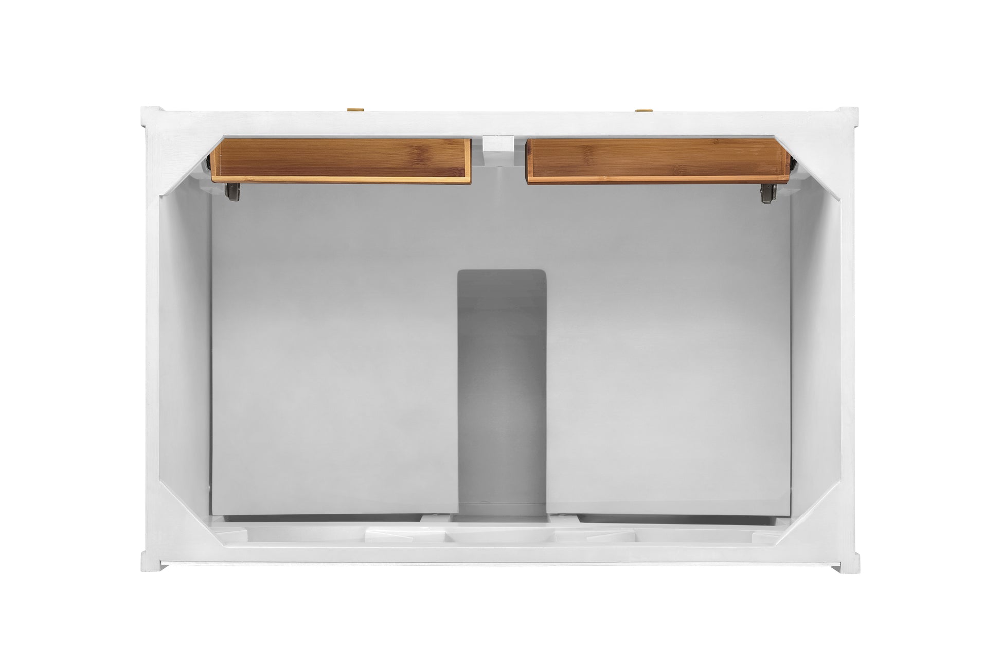 Renovate for Less Atlanta Chicago 36" Single Vanity, Glossy White, w/ 3 CM Carrara Marble Top