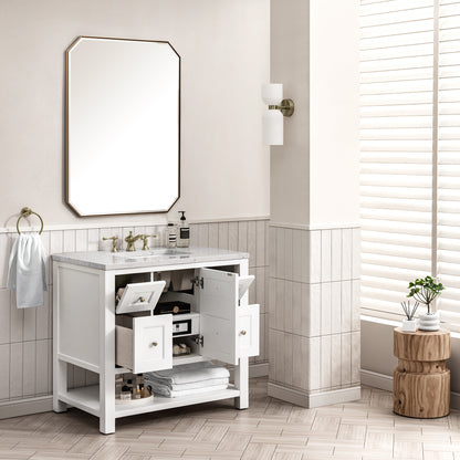 Renovate for Less Atlanta Breckenridge 36" Single Vanity Cabinet, Bright White