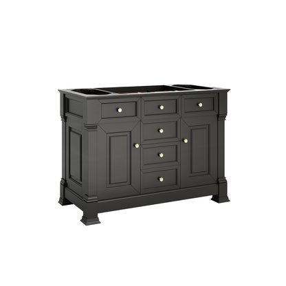 Renovate for Less Atlanta Brookfield 48" Single Vanity, Black Onyx