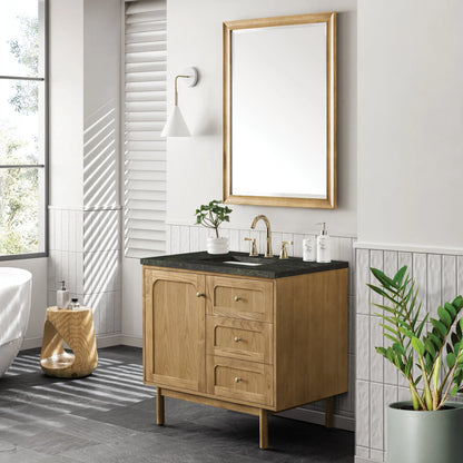 Laurent 36" Single Vanity, Light Natural Oak, w/ 3 CM Phantome Eclos Top