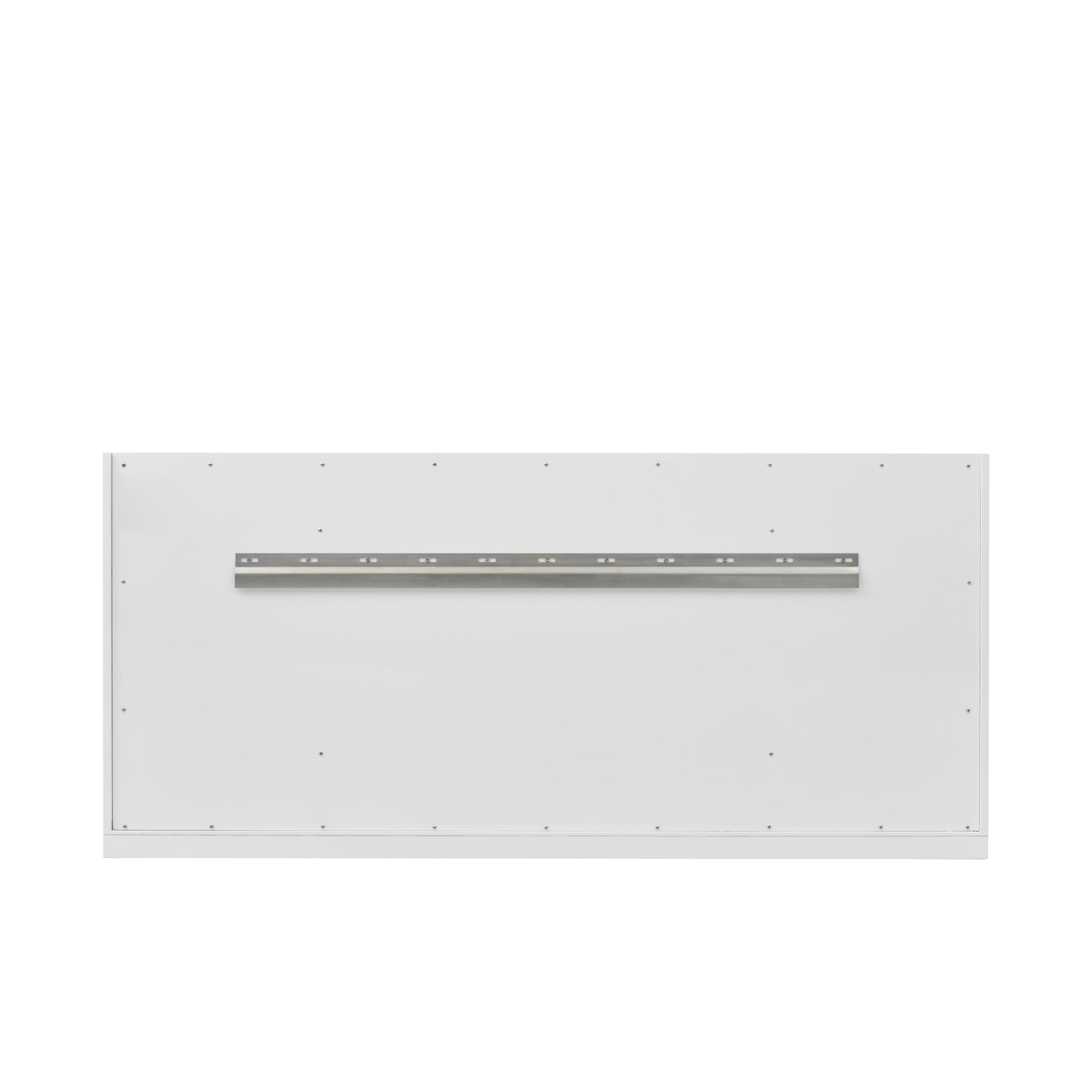 Renovate for Less Atlanta Chicago 60" Single Vanity, Glossy White, w/ 3 CM Charcoal Soapstone Silestone® Top