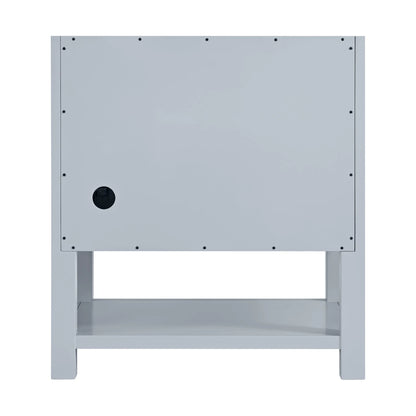 Breckenridge 30" Single Vanity, Serenity Blue, w/ 3 CM Lime Delight Quartz Top