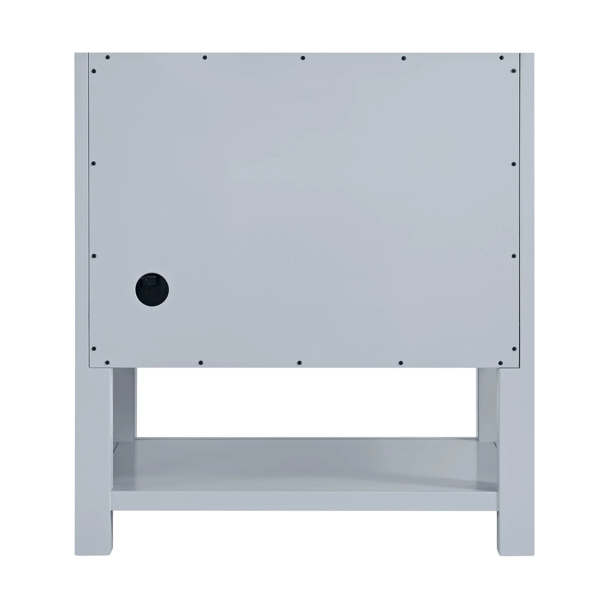 Breckenridge 30" Single Vanity, Serenity Blue, w/ 3 CM Eternal Jasmine Pearl Quartz Top