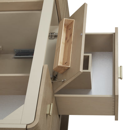 Renovate for Less Atlanta Lucian 48" Single Vanity, Pebble Oak