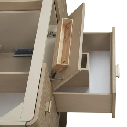 Lucian 48" Single Vanity, Pebble Oak