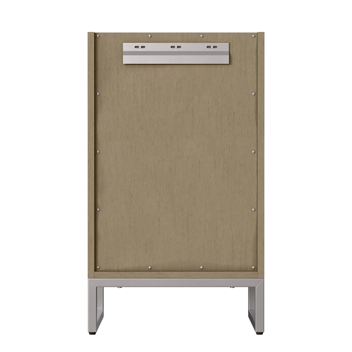 Chianti 20" Single Cabinet, Walnut Whisper, Brushed Nickel