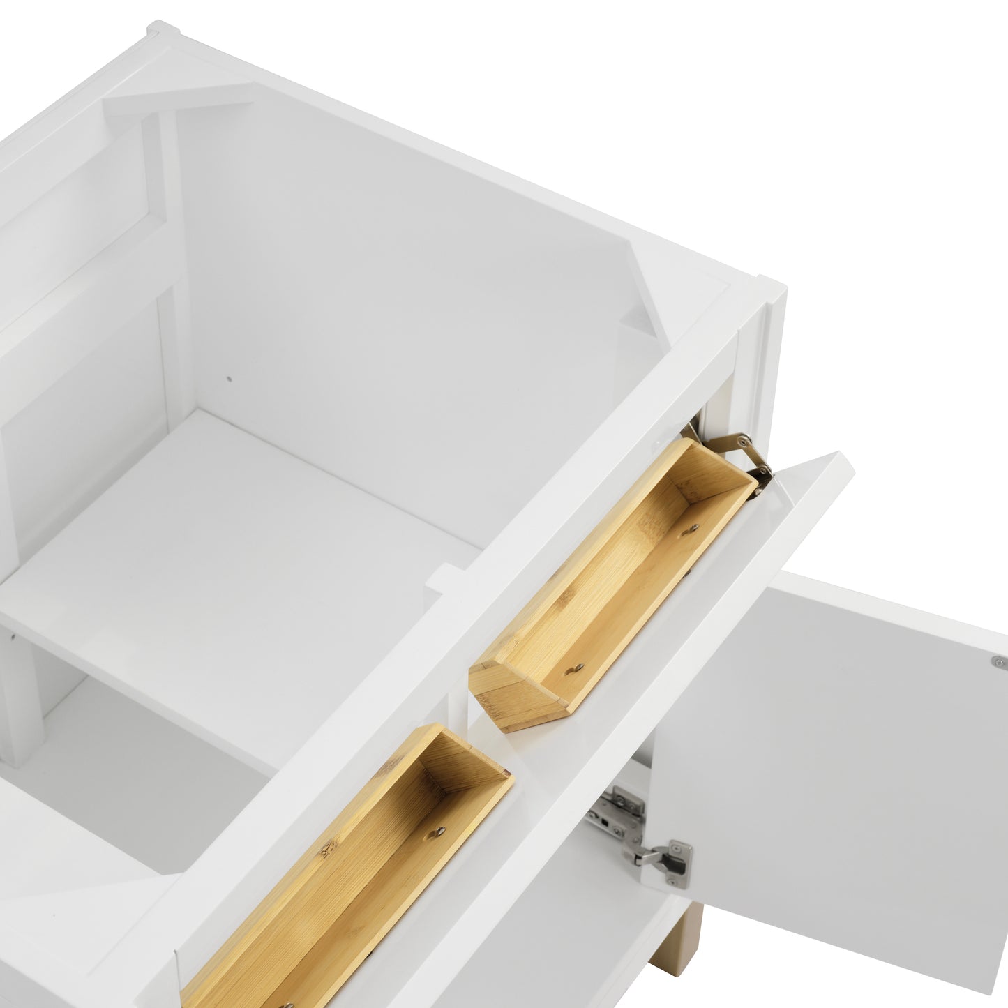 Renovate for Less Atlanta Chicago 30" Single Vanity, Glossy White