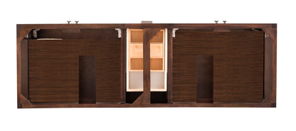 Renovate for Less Atlanta Addison 72" Double Vanity Cabinet, Mid-Century Acacia