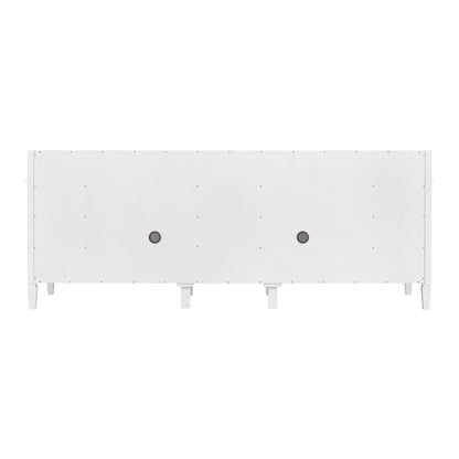Renovate for Less Atlanta Brittany 84" Double Vanity, Bright White