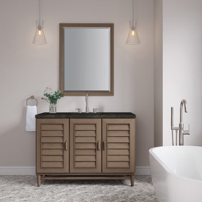 Renovate for Less Atlanta Portland 48" Single Vanity, Whitewashed Walnut, w/ 3 CM Phantome Eclos Top
