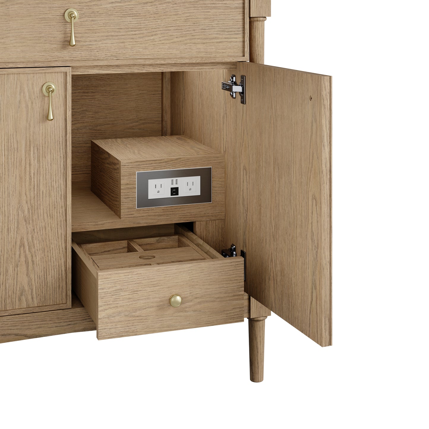 Renovate for Less Atlanta Kinnsden 36" Single Vanity, Weathered Oak w/ 3 CM White Zeus Silestone Top