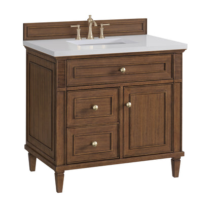 Renovate for Less Atlanta Lorelai 36" Single Vanity, Mid-Century Walnut