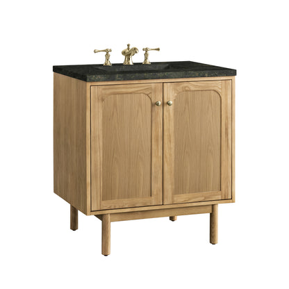 Renovate for Less Atlanta Laurent 30" Single Vanity, Light Natural Oak, w/ 3 CM Phantome Eclos Top