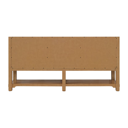 Renovate for Less Atlanta Malibu 72" Double Vanity Cabinet, Amber Birch
