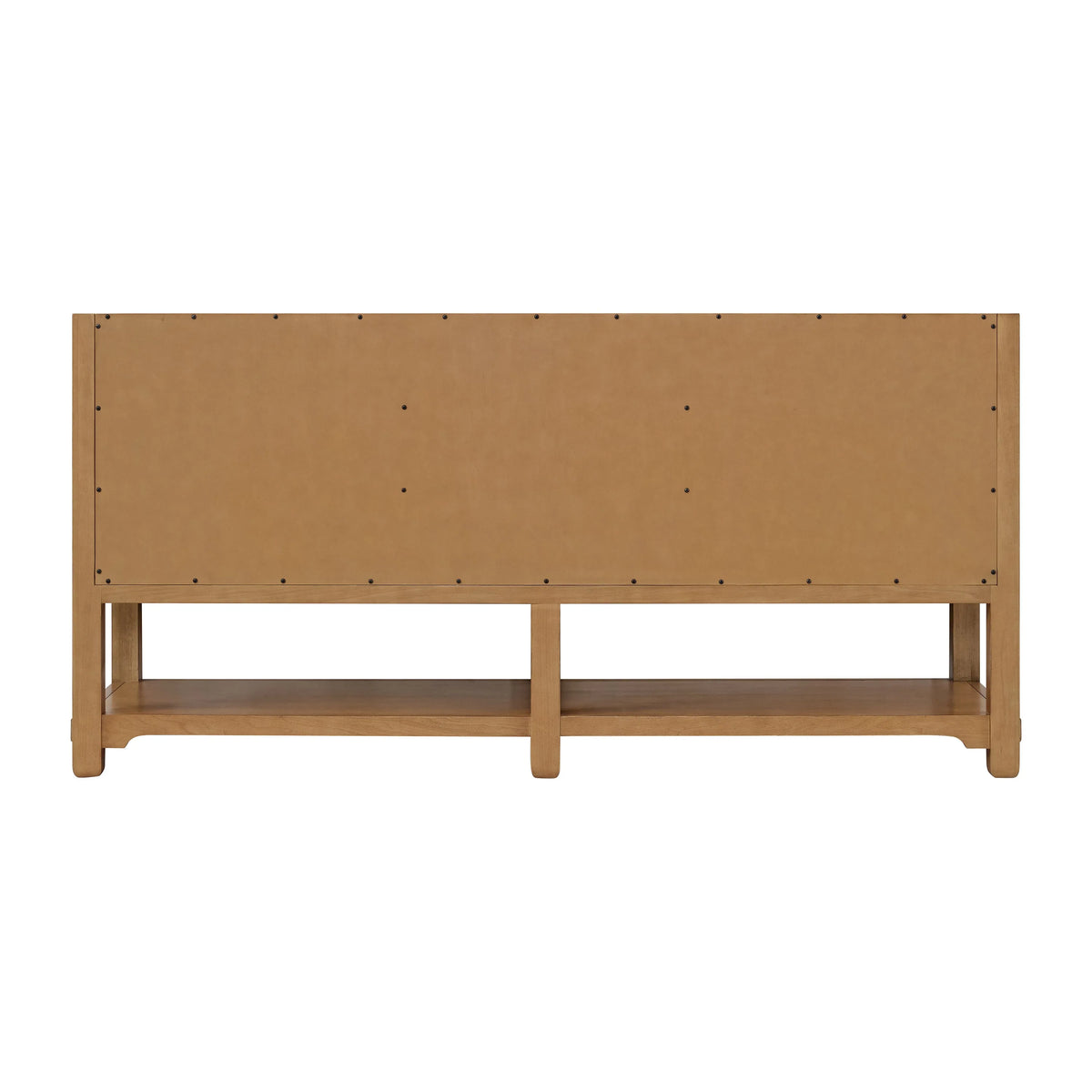 Malibu 72" Double Vanity, Amber Birch w/ 3 CM Victorian Silver Top w/ FreePower Wireless Charger