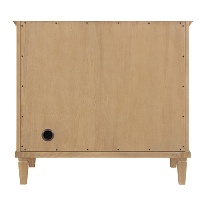 Renovate for Less Atlanta Lorelai 36" Single Vanity, Light Natural Oak w/ 3 CM Lime Delight Silestone Top