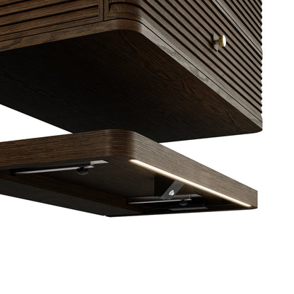 Allamari 36" Single Vanity, Sable w/ 3 CM Phantome Eclos Top