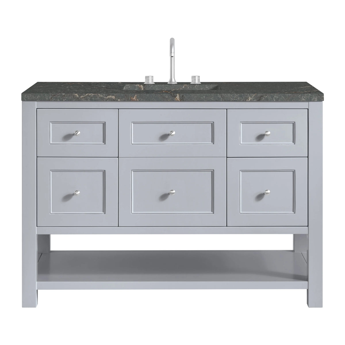Breckenridge 48" Single Vanity, Serenity Blue, w/ 3 CM Parisien Bleu Quartz Top w/FreePower Wireless Charger