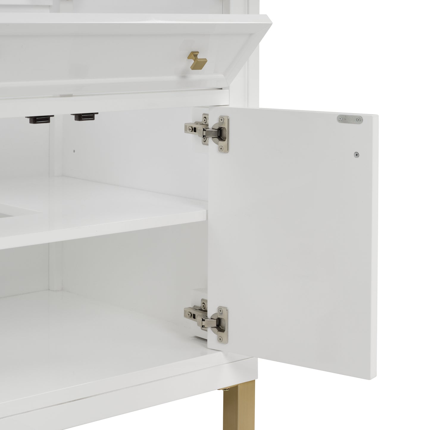 Renovate for Less Atlanta Chicago 30" Single Vanity, Glossy White