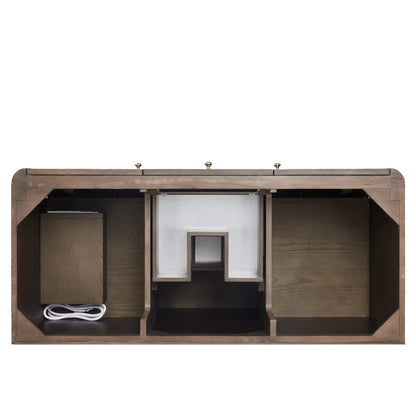 Gracyn 48" Single Vanity, Sable, w/ 3 CM Victorian Silver Silestone Top w/ FreePower Wireless Charger