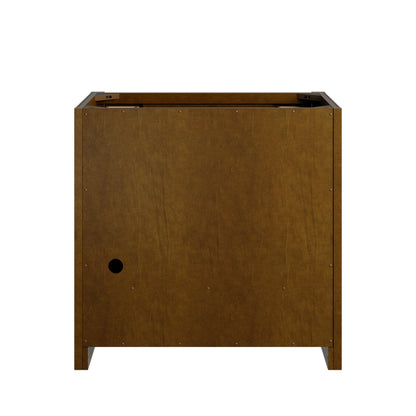 Renovate for Less Atlanta Bellshire 36" Single Vanity, Honey Oak w/ 3 CM Tajnar Eclos Top
