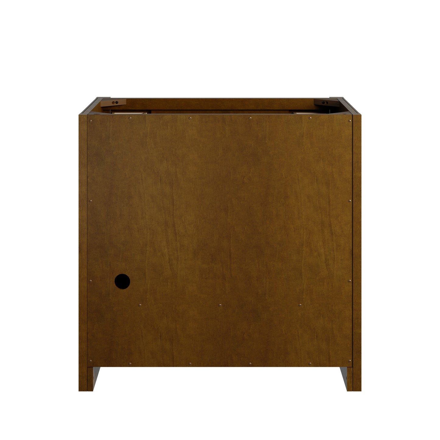 Renovate for Less Atlanta Bellshire 36" Single Vanity, Honey Oak w/ 3 CM Victorian Silver Silestone Top