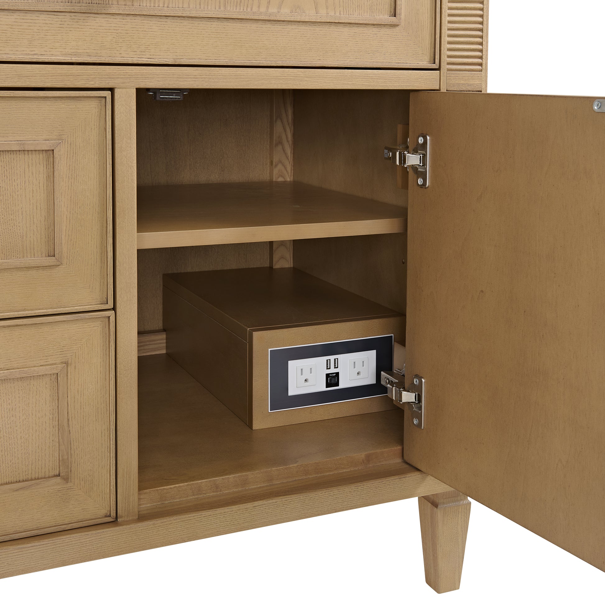 Renovate for Less Atlanta Lorelai 36" Single Vanity, Light Natural Oak