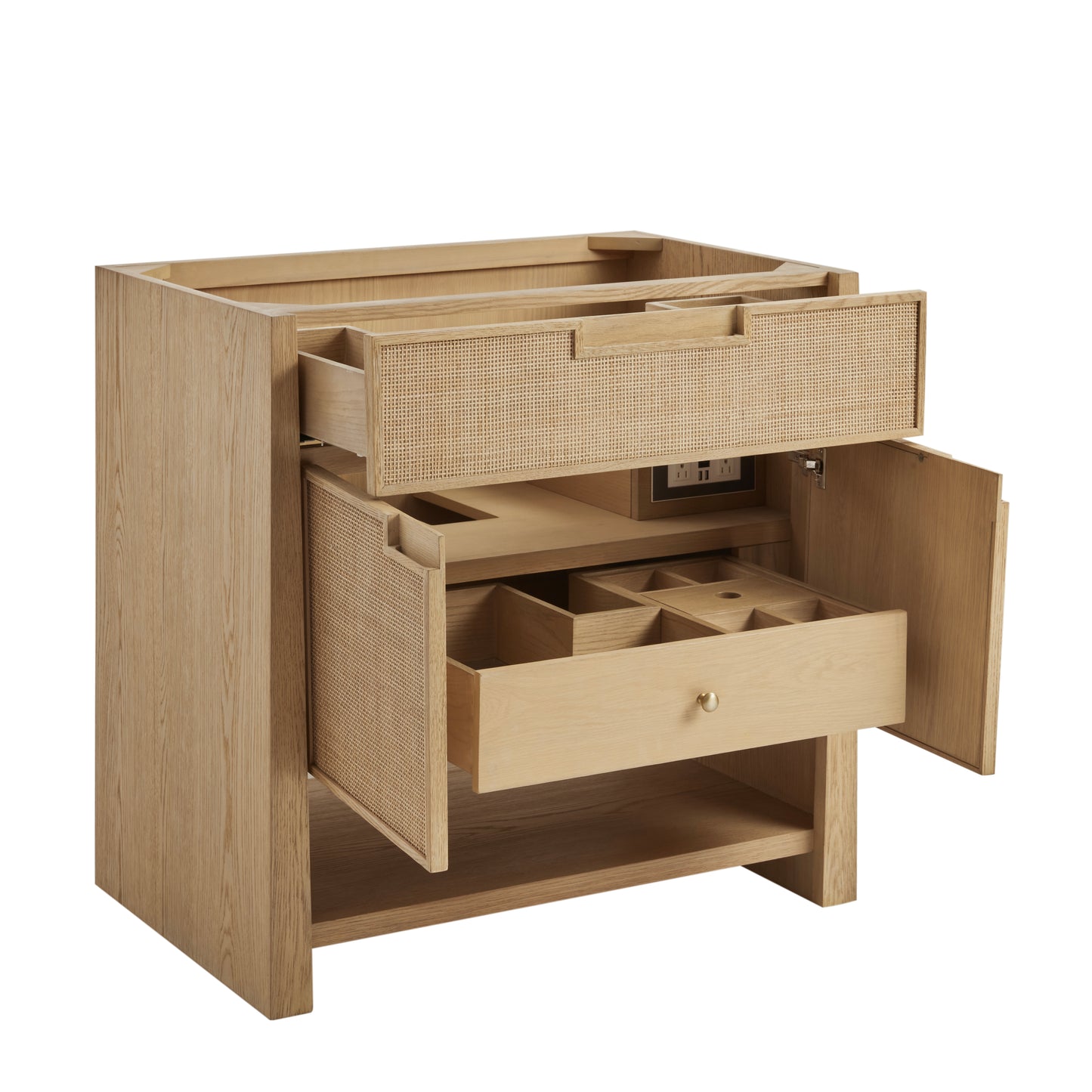 Renovate for Less Atlanta Solene 36" Single Vanity, Seaside Oak