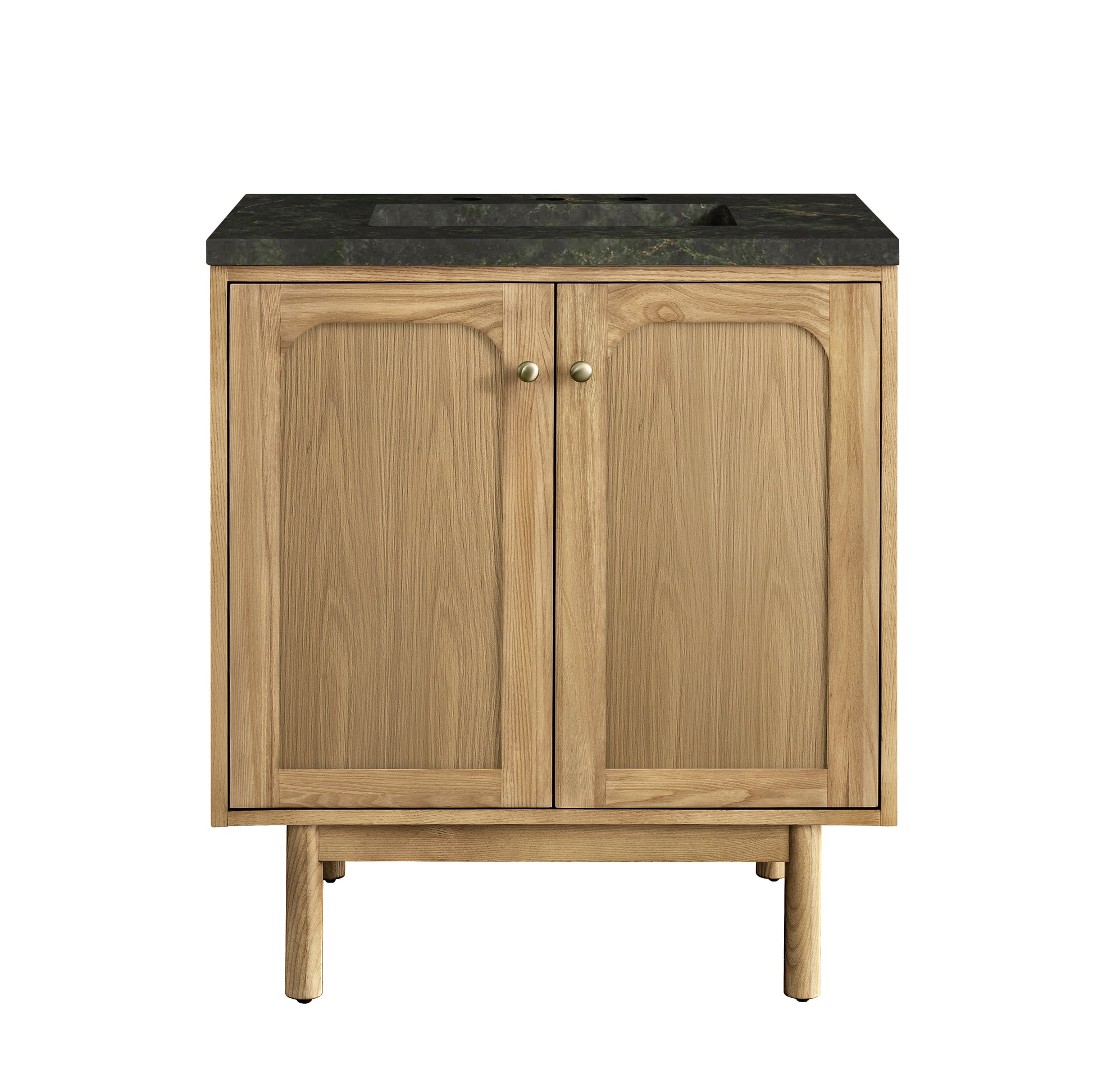 Renovate for Less Atlanta Laurent 30" Single Vanity, Light Natural Oak, w/ 3 CM Phantome Eclos Top