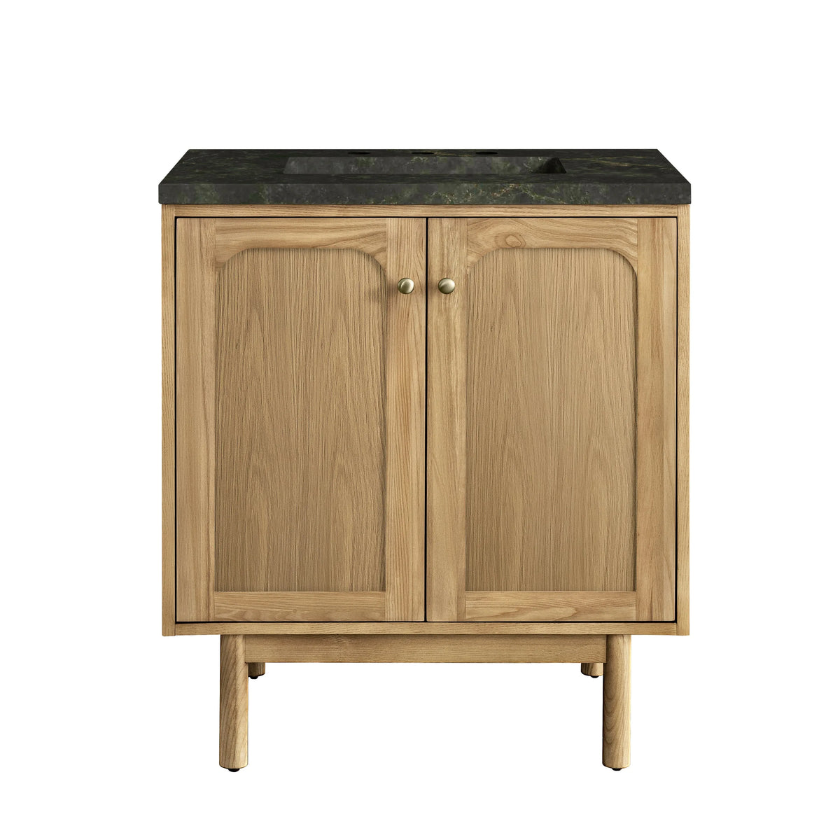 Laurent 30" Single Vanity, Light Natural Oak, w/ 3 CM Phantome Eclos Top