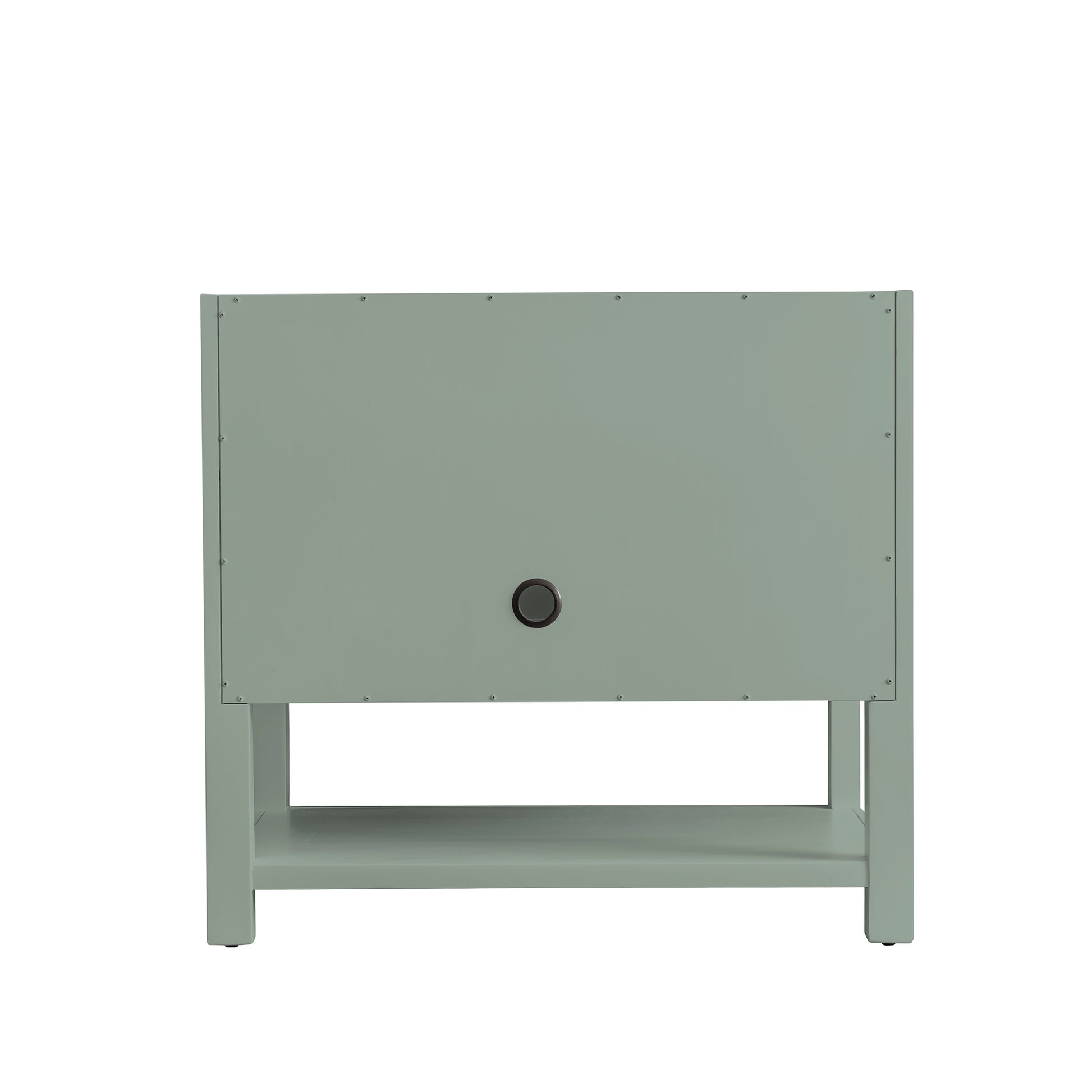 Renovate for Less Atlanta Breckenridge 36" Single Vanity, Smokey Celadon, w/ 3 CM Tajnar Eclos Top