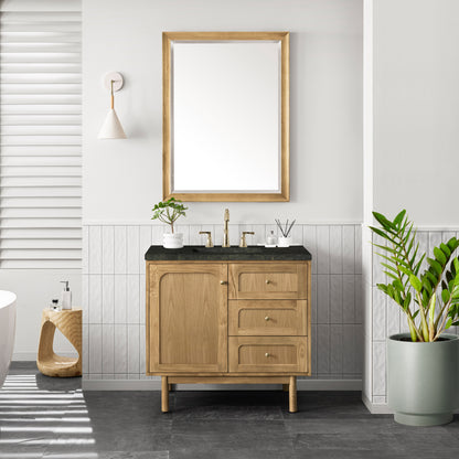 Renovate for Less Atlanta Laurent 36" Single Vanity, Light Natural Oak, w/ 3 CM Phantome Eclos Top