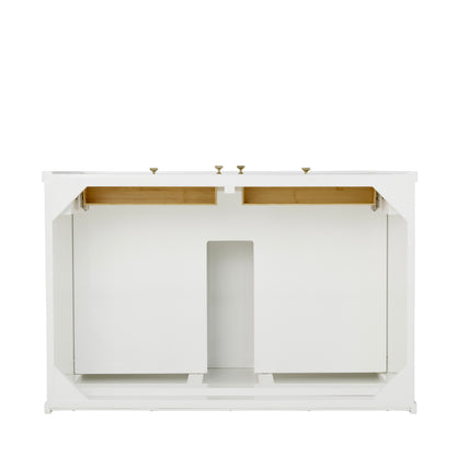 Renovate for Less Atlanta Chicago 36" Single Vanity, Glossy White, w/ 3 CM Phantome Eclos Top