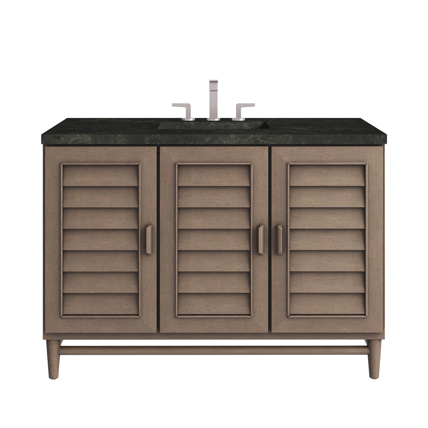 Renovate for Less Atlanta Portland 48" Single Vanity, Whitewashed Walnut, w/ 3 CM Phantome Eclos Top