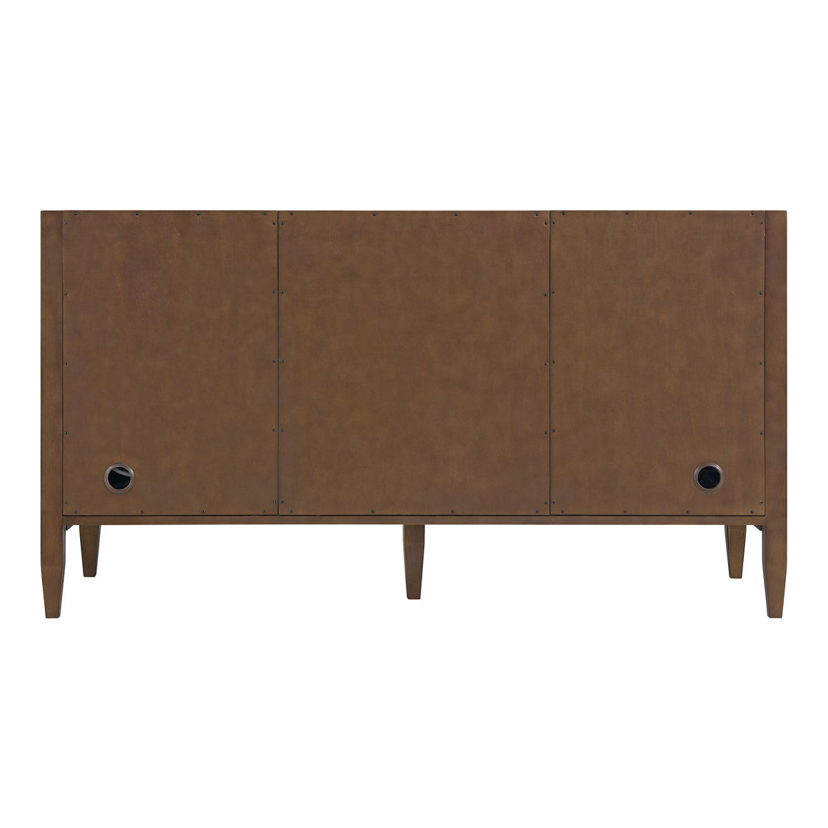 Myrrin 60" Double Vanity, Mid Century Walnut w/ 3 CM Parisien Bleu Silestone Top
