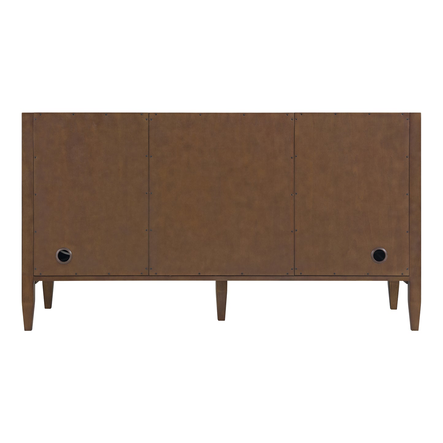 Renovate for Less Atlanta Myrrin 60" Double Vanity, Mid Century Walnut, w/ 3 CM Phantome Eclos Top