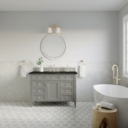 Renovate for Less Atlanta Brittany 48" Single Vanity, Urban Gray, w/ 3 CM Phantome Eclos Top