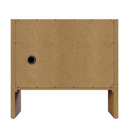 Hudson 36" Single Vanity, Light Natural Oak, w/ 3 CM Phantome Eclos Top