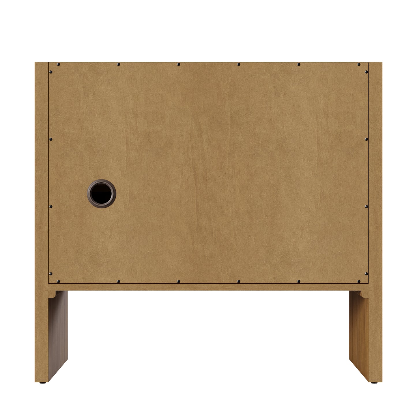 Renovate for Less Atlanta Hudson 36" Single Vanity, Light Natural Oak w/ 3 CM Eternal Jasmine Pearl Top